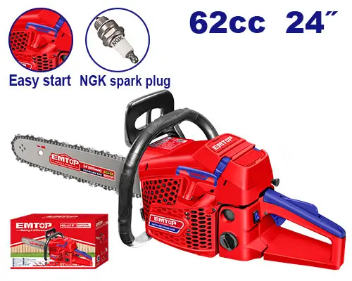[EGCS24621] MOTOSIERRA 62CC 24" 2.6KW 3100 (+/- 300) RPM