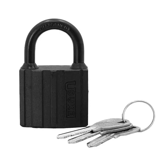 [HT2193] BLACK PADLOCK BLACK 50 MM 
