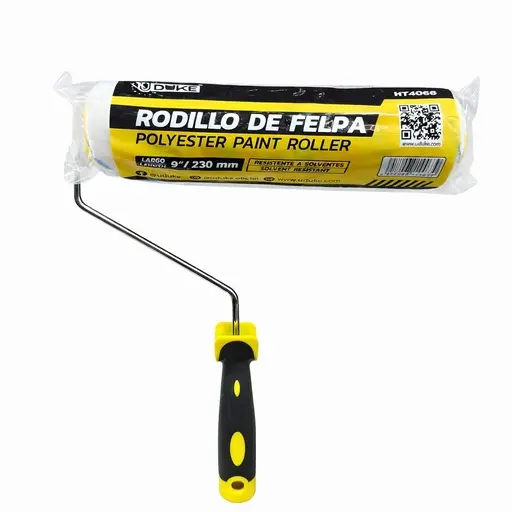 [HT4068] RODILLO FELPA UDUKE 9 BLANCO RESISTENTE A SOLVENTES