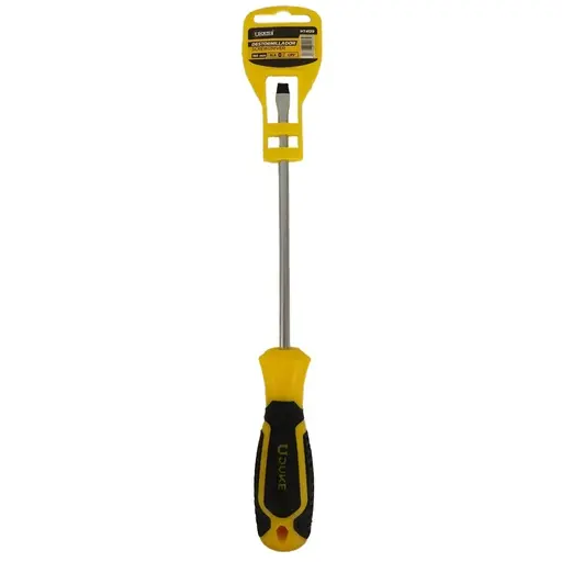 [HT4129] FLAT SCREWDRIVER WITH MAGNETIC TIP (-) 1/4" X 6" UDUKE