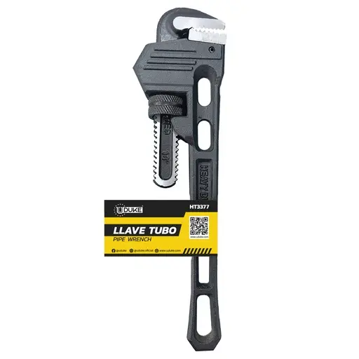 [HT3377] PIPE WRENCH 14" BLACK UDUKE