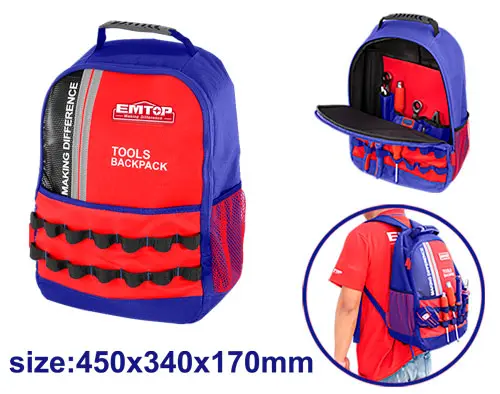 [ETBG58185] MOCHILA DE HERRAMIENTA CAP.8KG EMTOP