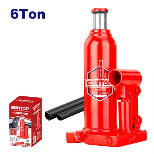 [EHJK1061] GATO HIDRAULICO DE BOTELLA 6TON.CON VALVULA DE SEGUIRDAD EMTOP