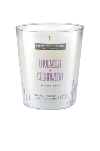 [4471353] 9 oz. Shrink Sleeve w/Metal Lid  Lavender & Cedarwood